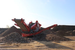 Separation at Shorncote Quarry inert tipping area