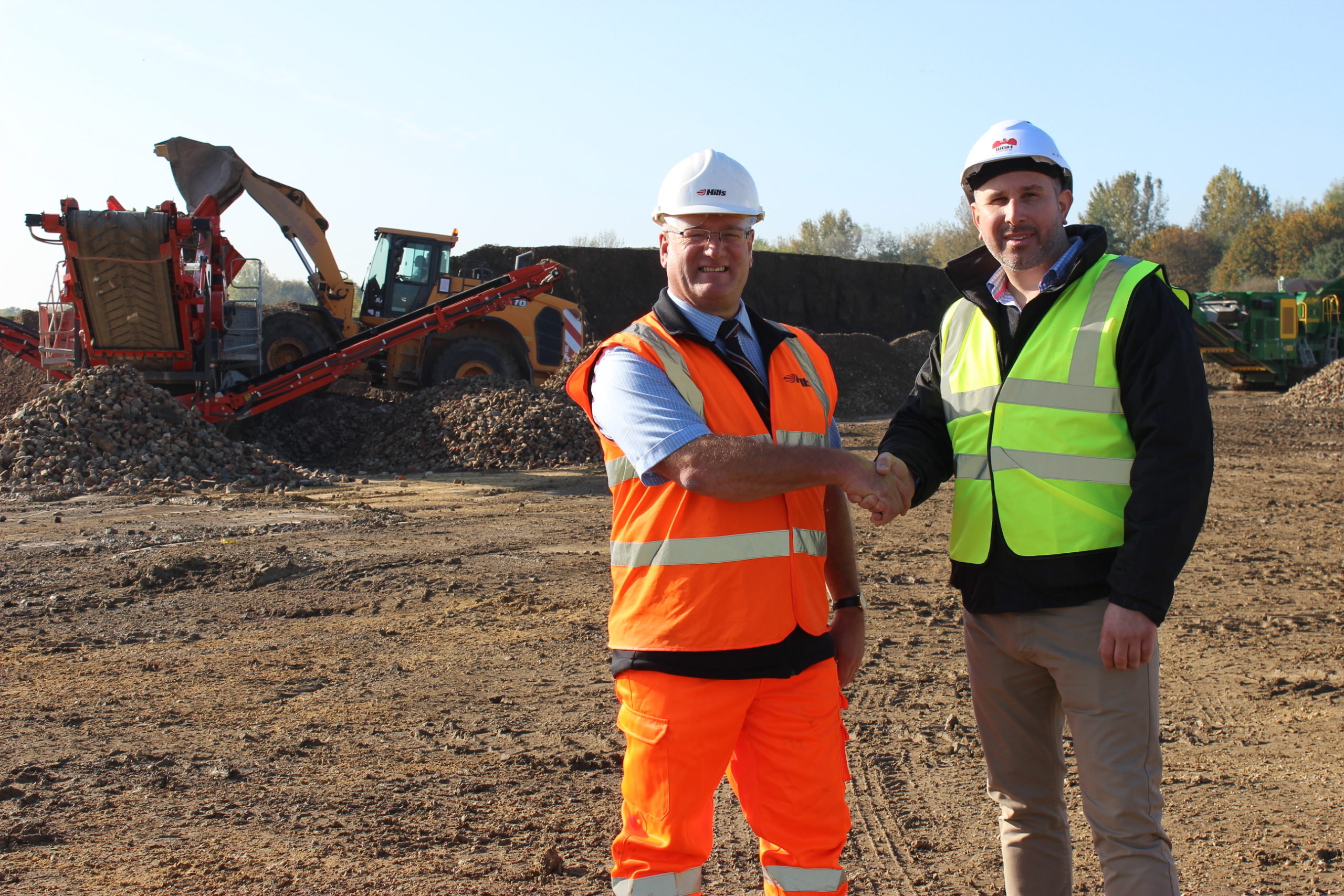 Peter Andrew and Ben Avenell - Shorncote Quarry inert tipping area