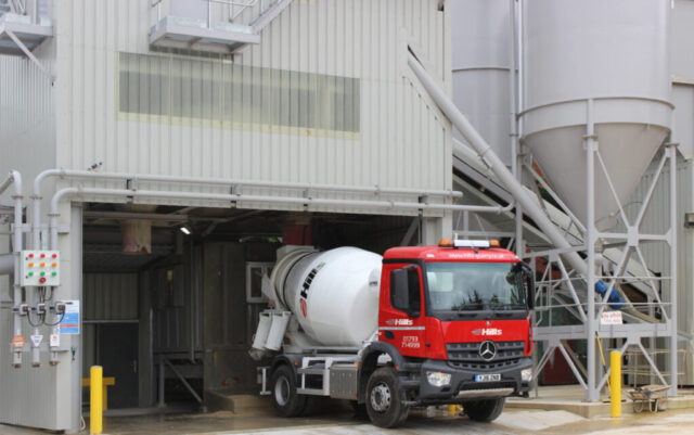 Hills Quarry Mini-Mix Vehicle at Hills Concerete Plant