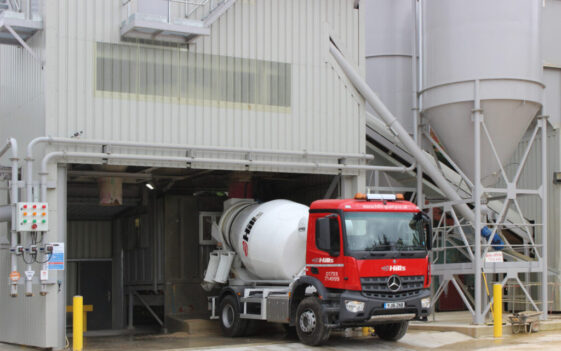 Hills Quarry Mini-Mix Vehicle at Hills Concerete Plant