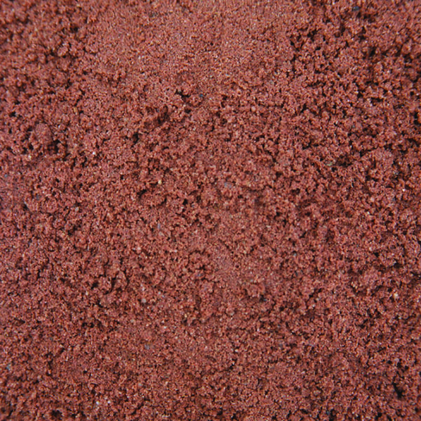 Soft red dry screen sand