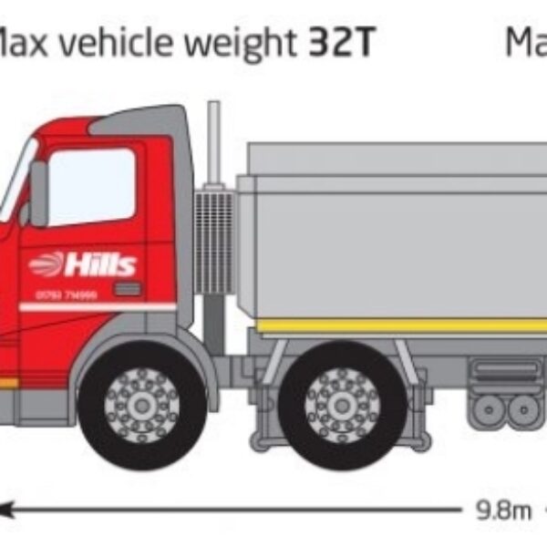 8-wheeled tipper
