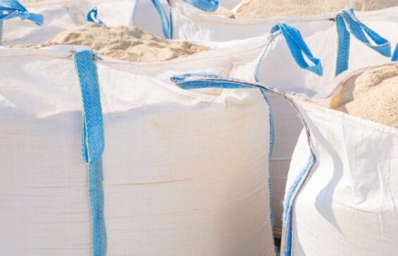 Bag of sand aggregates