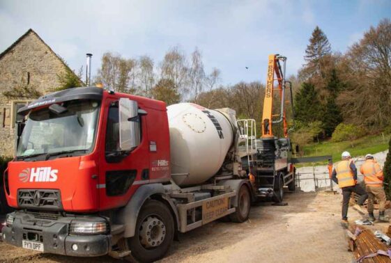 Concrete pumping
