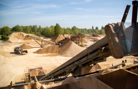 Shorncote Quarry viewed from Shorncote Concrete Plant