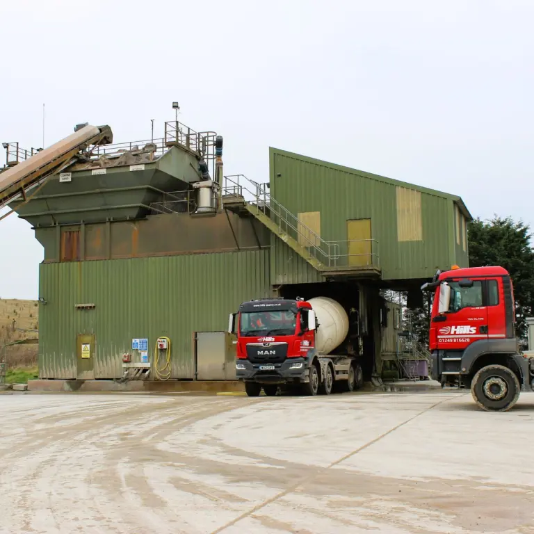 Lower Compton ready-mixed concrete - owned and manage by Hills Quarry Products