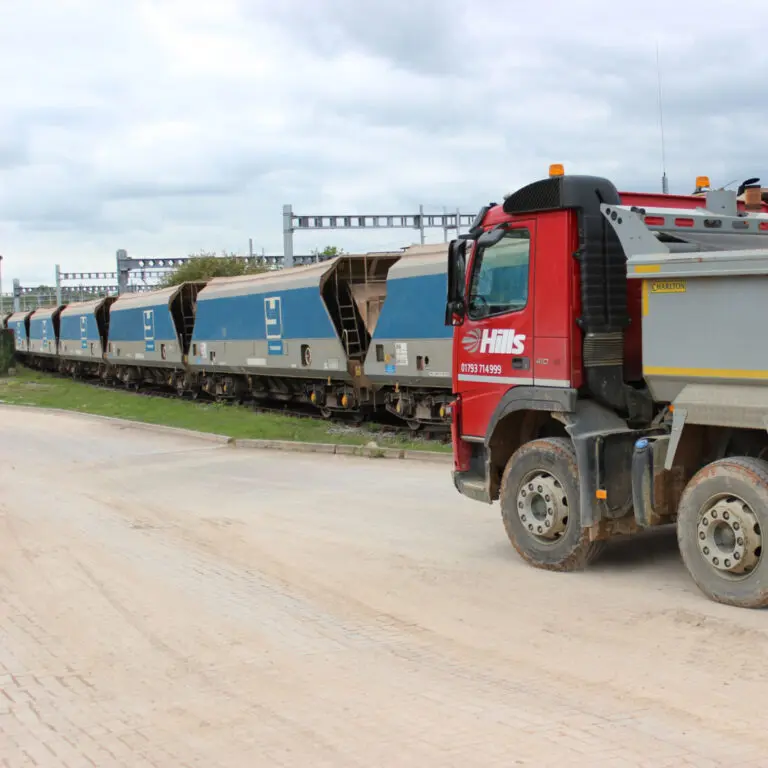 Royal Wootton Bassett Rail Depot - owned and manage by Hills Quarry Products