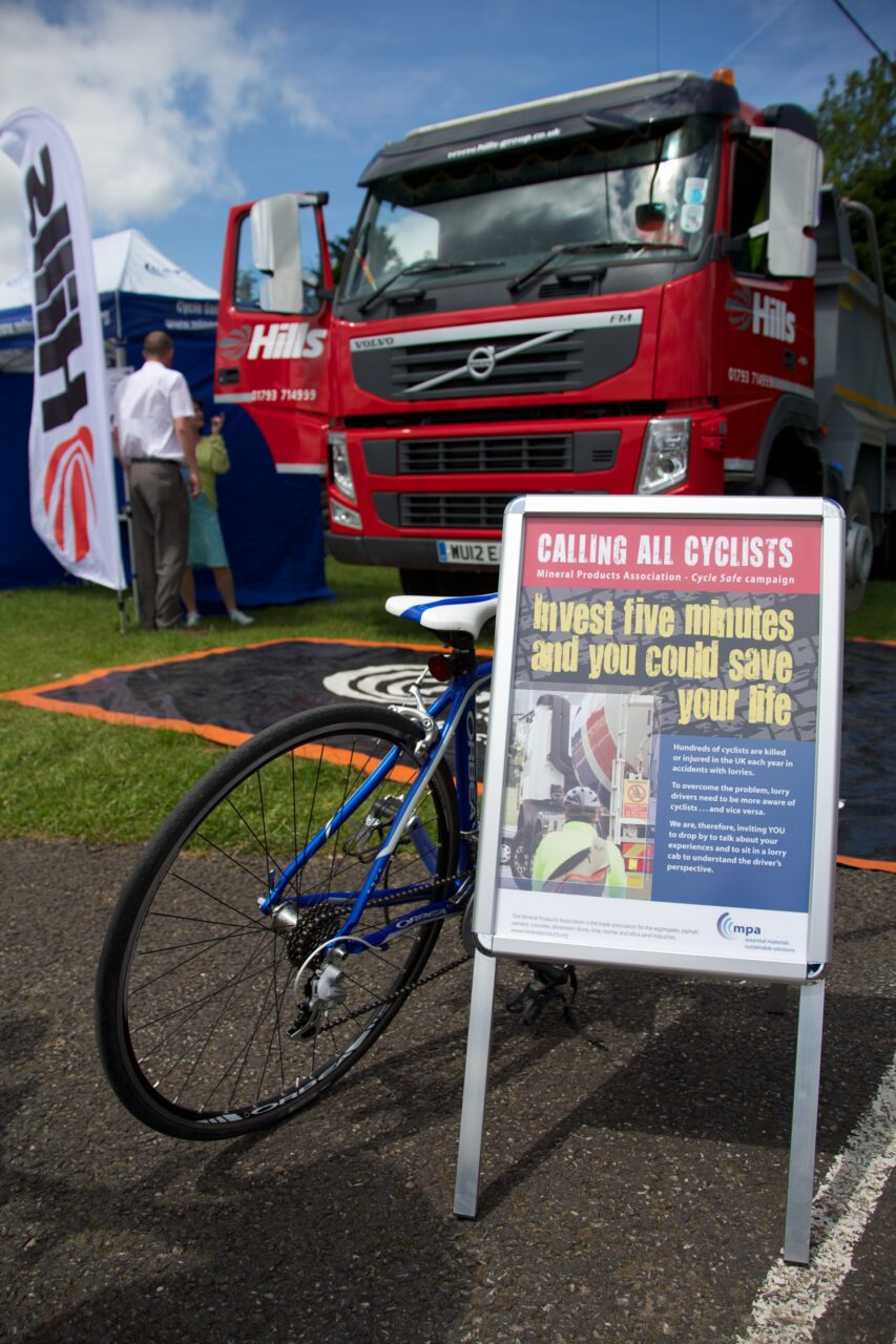 Hills promotes safer cycling at family festival
