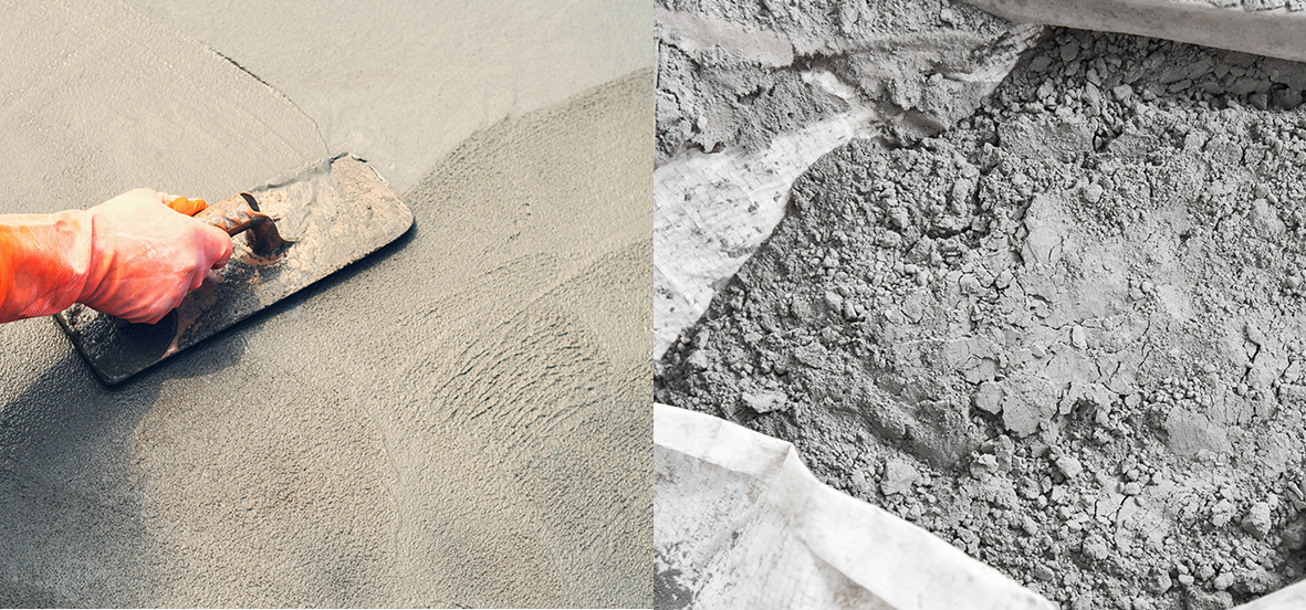What’s the difference between concrete and cement?