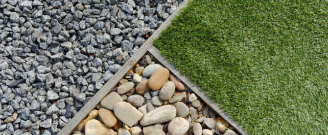 Landscaping with gravel
