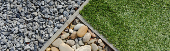 Landscaping with gravel
