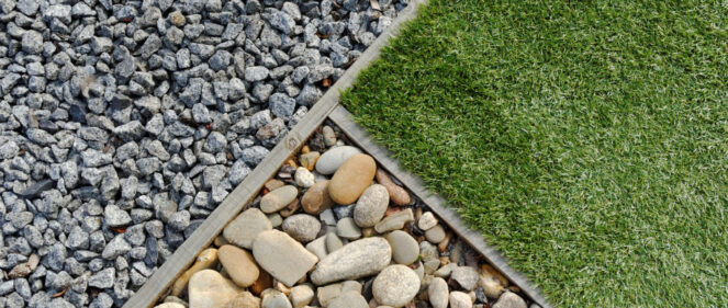 Landscaping with gravel