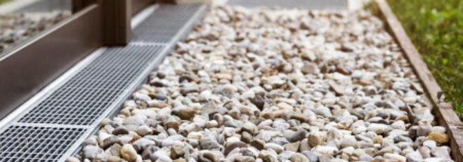 Pea Shingle garden drainage, Hills Quarry Products