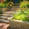 Garden wall footings mini mix concrete