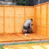 Shed base mini mix concrete