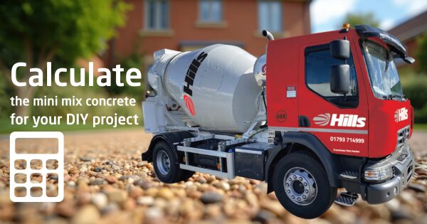 Calculate the mini mix concrete your DIY project