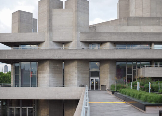 National Theatre London concrete architecture post war