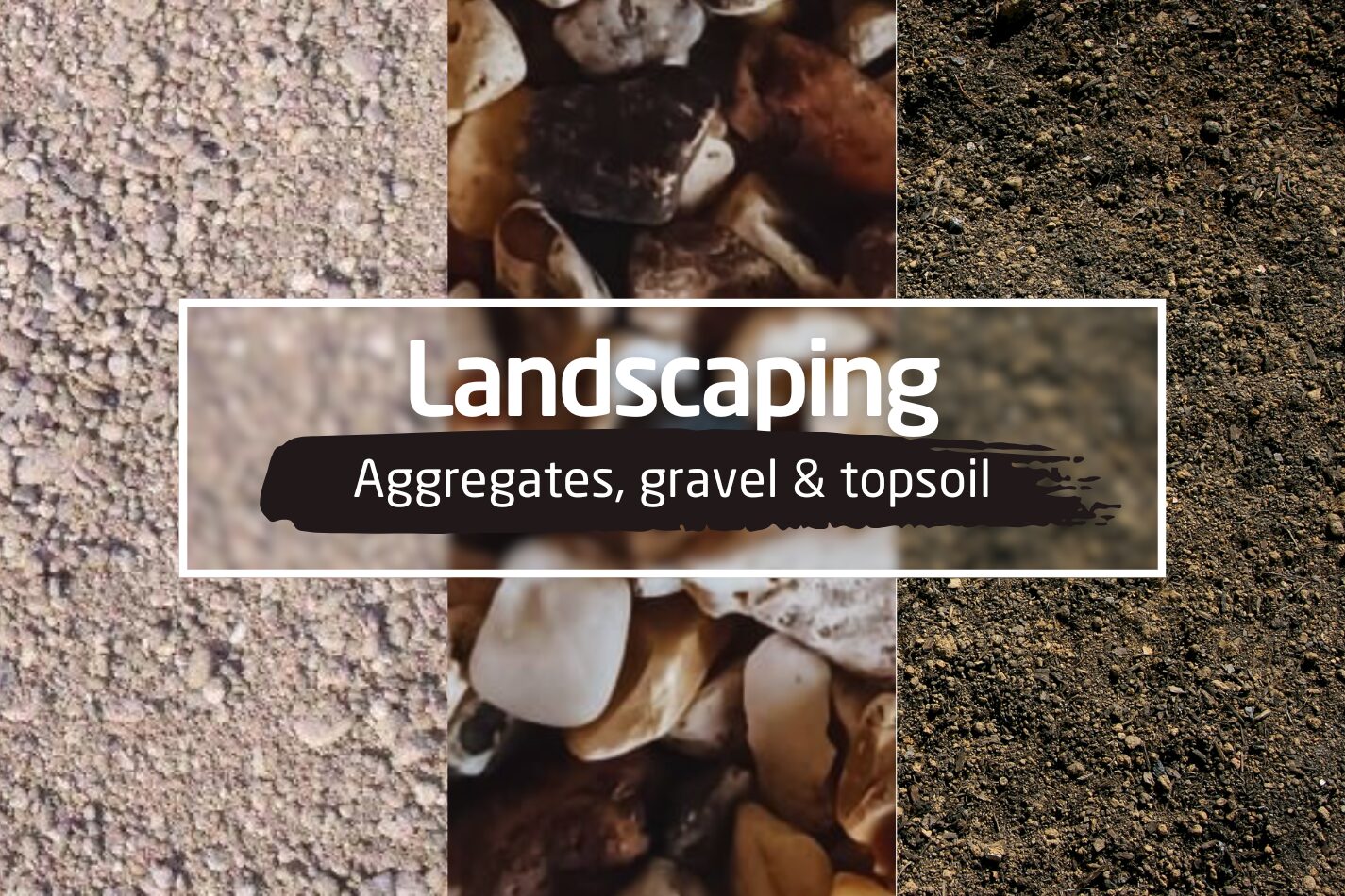 Landscaping aggregate gravel topsoil Landscaping: Quality aggregates, gravel and topsoil from Hills Quarry Products