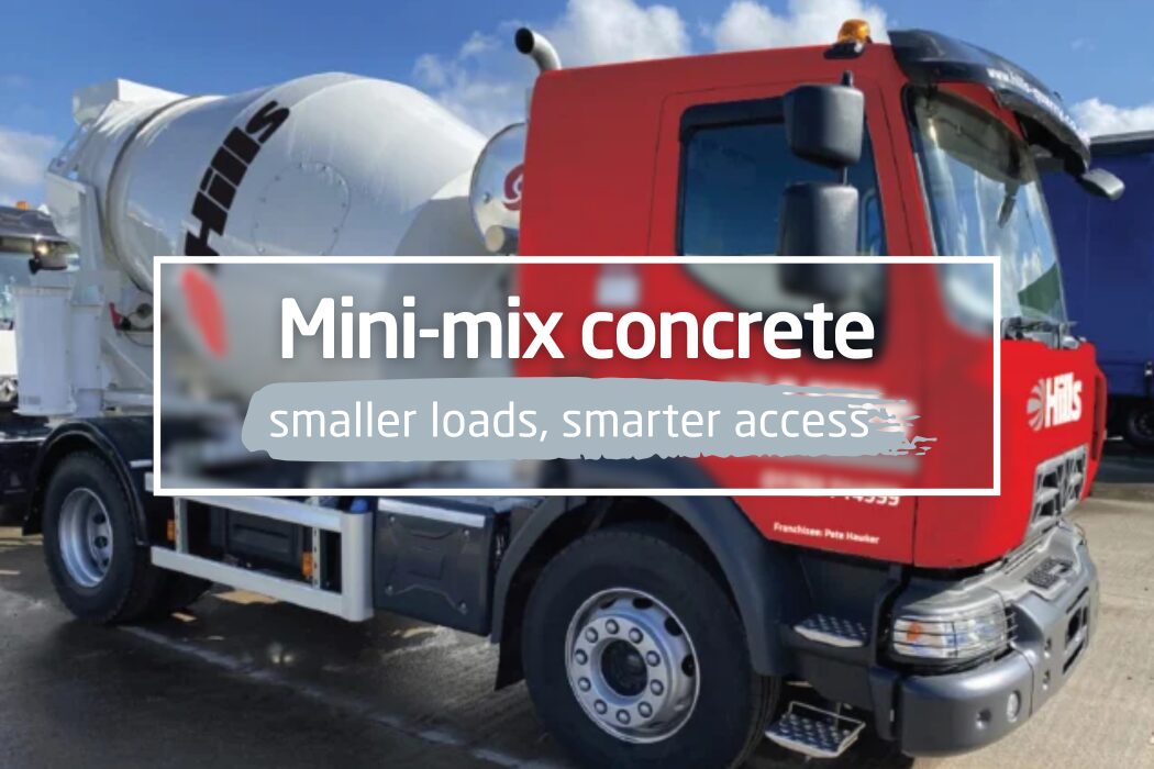 Mini mix concrete Mini-mix concrete: Smaller loads, smarter access