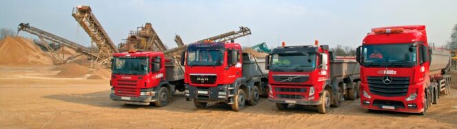 Haulage Vehicle at Hills Quarry Products site South Cerney Quarry