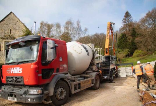 Hills Quarry Products, Concrete pumping