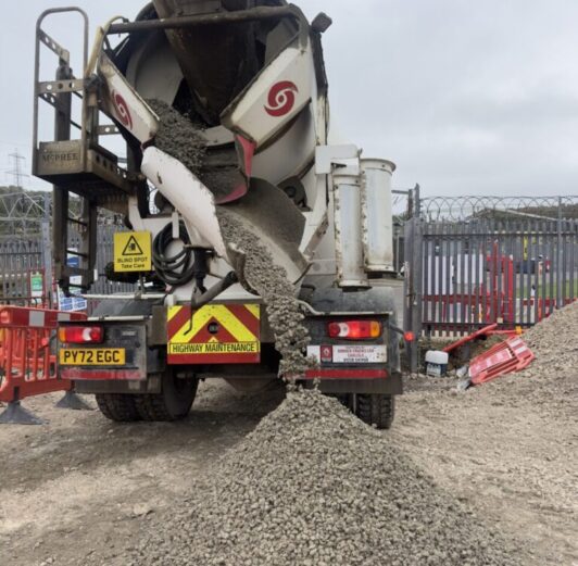 Hills Quarry Products, mini-mix vehicle