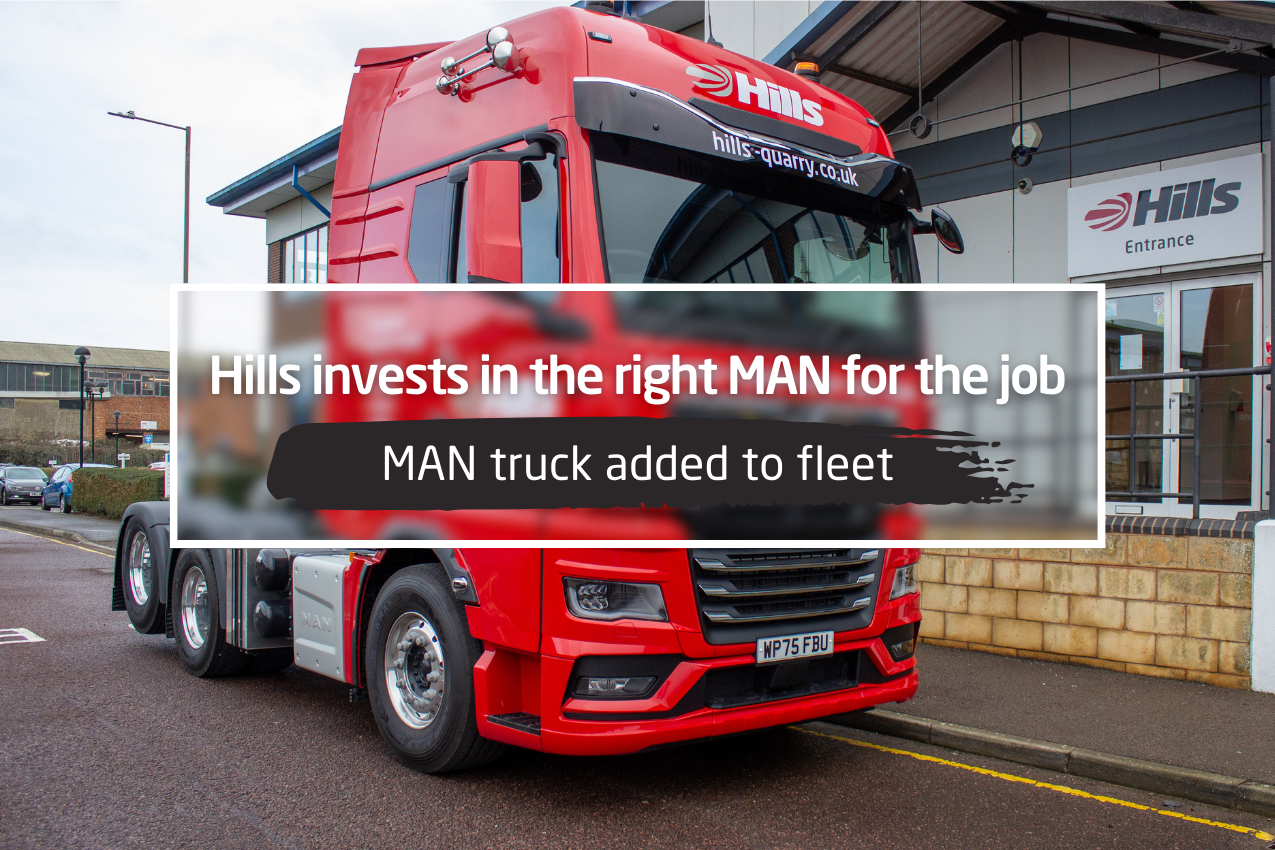 Hills Quarry Products MAN truck