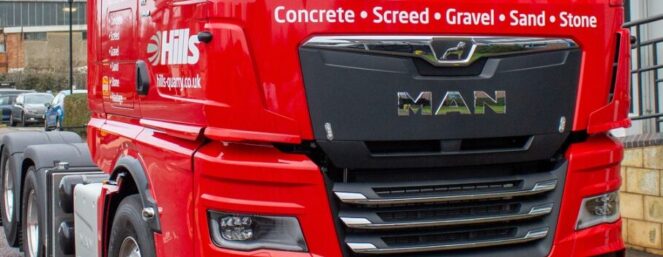 MAN Hills Quarry Products partnership