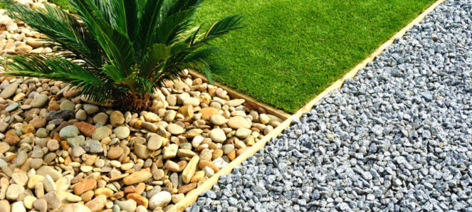 Gravel garden project borders