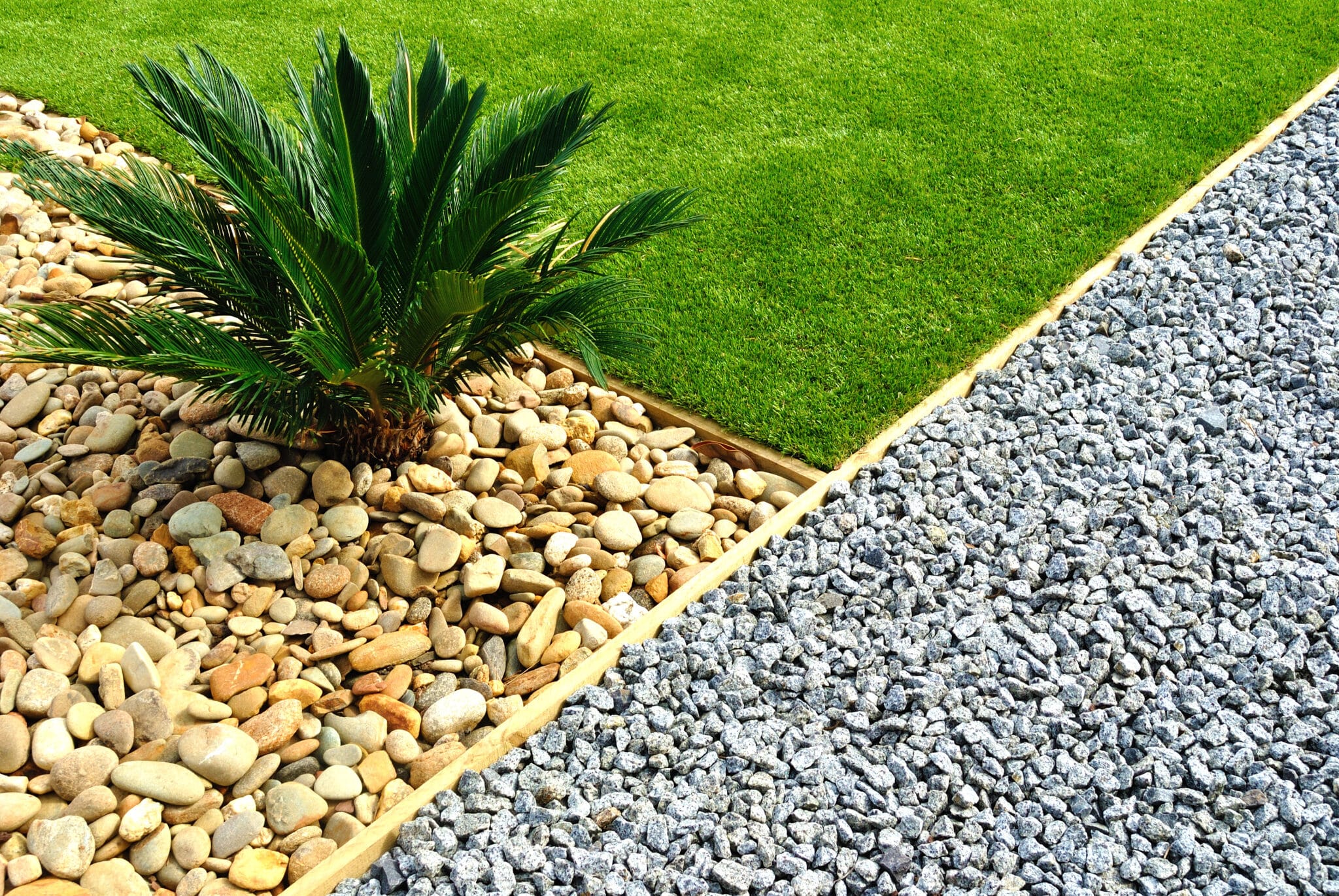 Gravel garden project borders