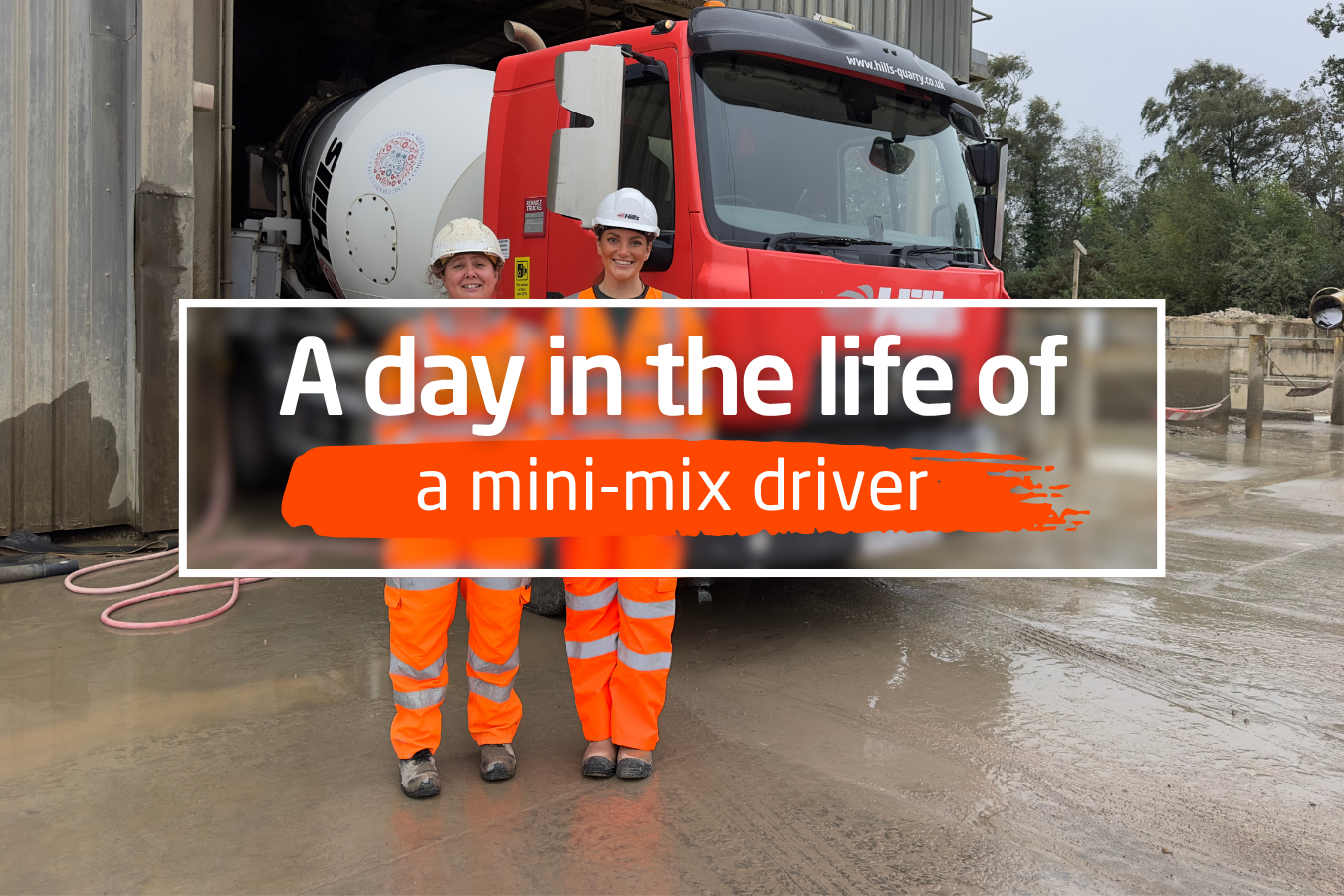 Day in the life of a mini mix driver ay in the life of a mini mix driver