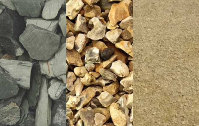 Decorative gravel sizes