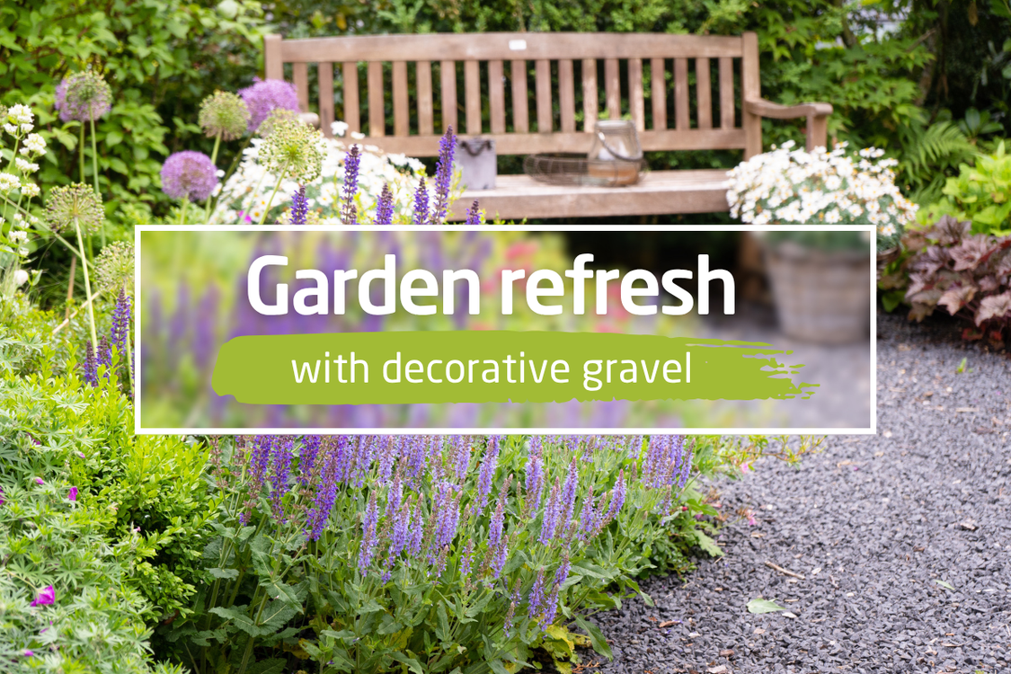 Decorative gravel refresh Decorative gravel refresh